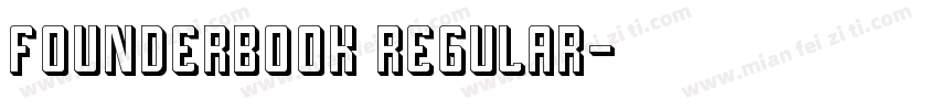 FounderBook Regular字体转换